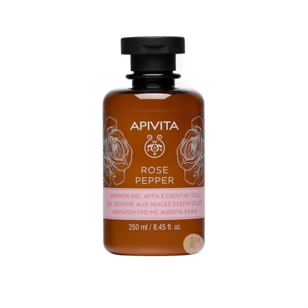 Apivita Rose Pepper Bath Gel 250ml