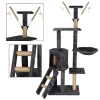 Monitasoinen kissatalo Springos PA1046 145 cm