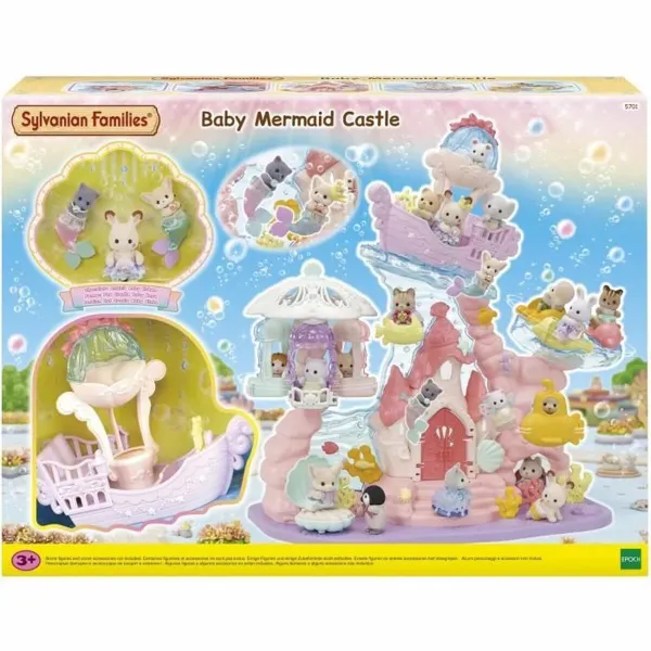 Rotaļu komplekts Sylvanian Families Babie Mermaid Castle Plastmasa
