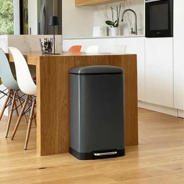 Waste bin Kitchen Move Grey Stainless steel