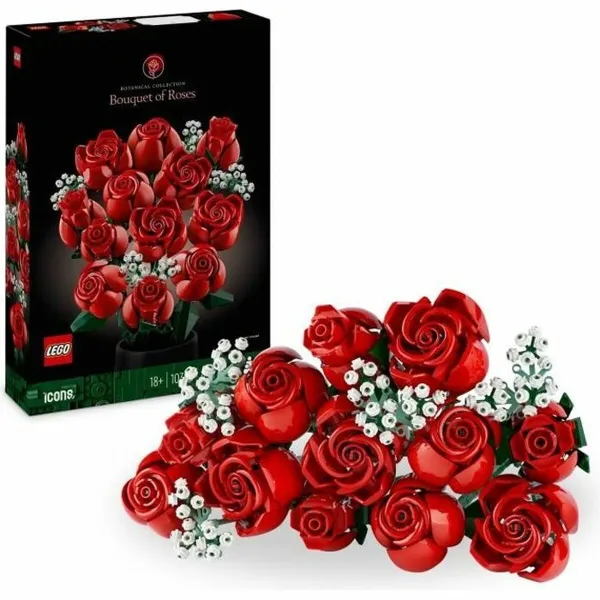 Statybos rinkinys Lego 10328 Bouquet of Roses Spalvotas 822 Dalys
