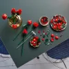 Statybos rinkinys Lego 10328 Bouquet of Roses Spalvotas 822 Dalys