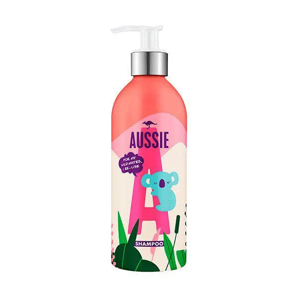 Aussie Hair Botella Rellanable Aluminio Miracle Champú 430ml