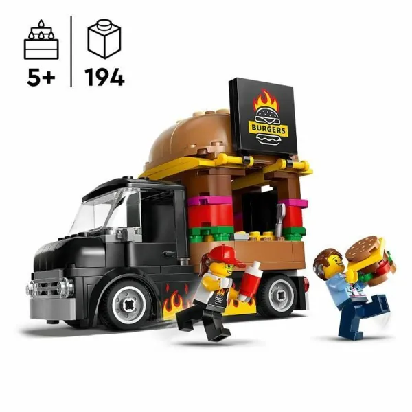 Строительный набор Lego 60404 Hamburger truck Разноцветный