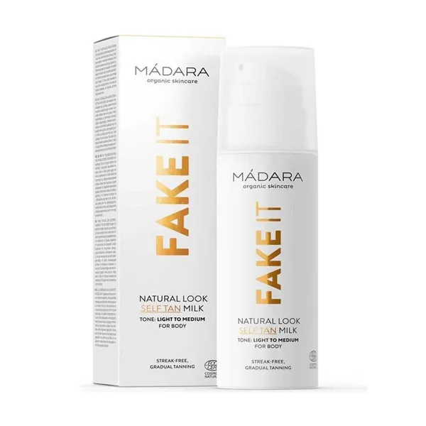 Mádara Madara Fake It Leche Autobronceadora Tono Light to Medium 150ml