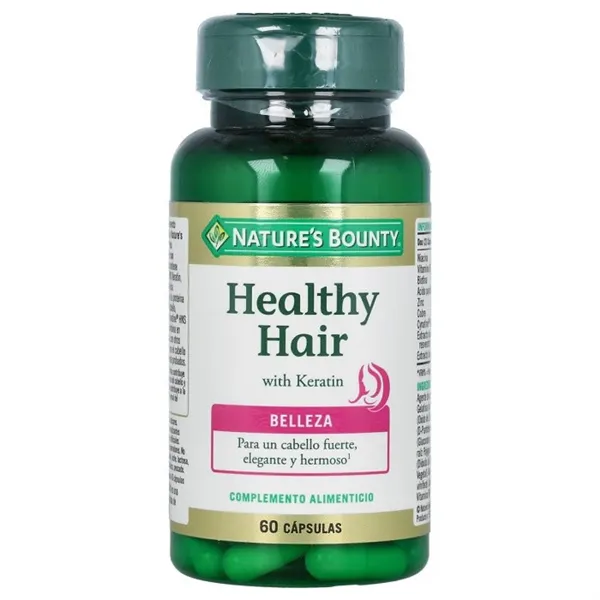 Nature's Bounty Healthy Hair Keratin 60 Capsules