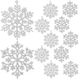 Joulupallot - lumihiutaleet 12 kpl Ruhhy 22516