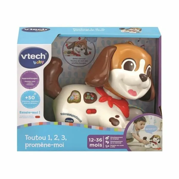 Opetuspeli Vtech Baby Toutou 1,2,3 Promenè -moi (FR)