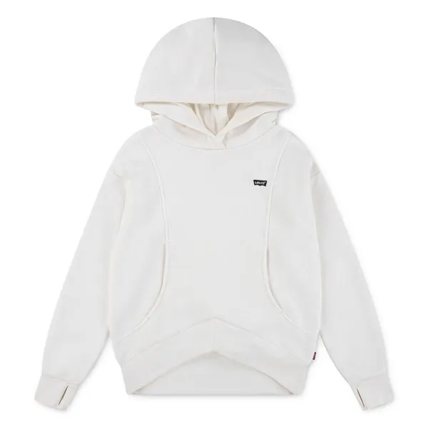 Džemperis Meitenēm ar Kapuci Levi's Batwing Patch Balts
