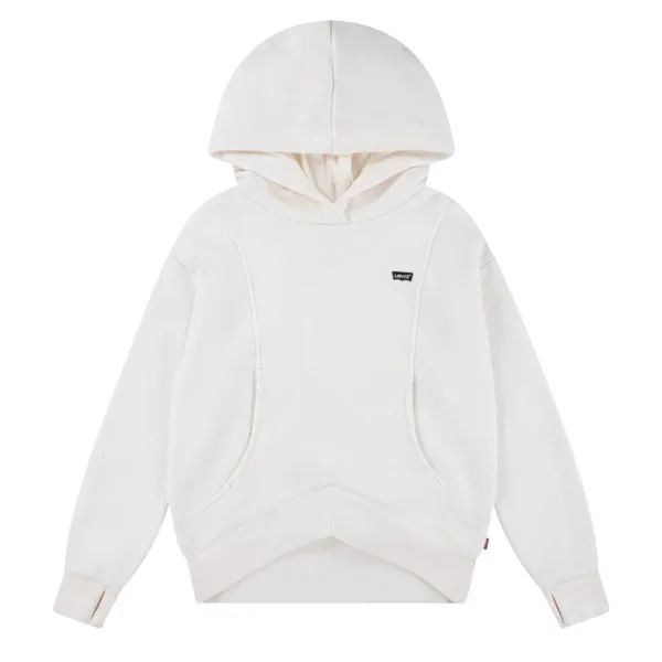 Džemperis Meitenēm ar Kapuci Levi's Batwing Patch Balts