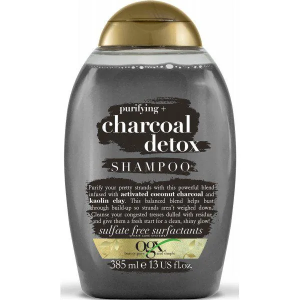 Ogx Charcoal Detox Purifying Hair Shampoo 385ml