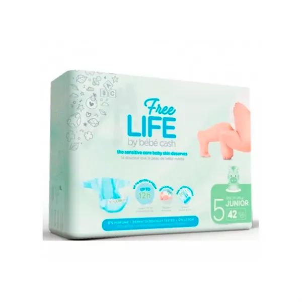 Freelife Baby Cash Nappy 5 Junior 11-25kg 42U