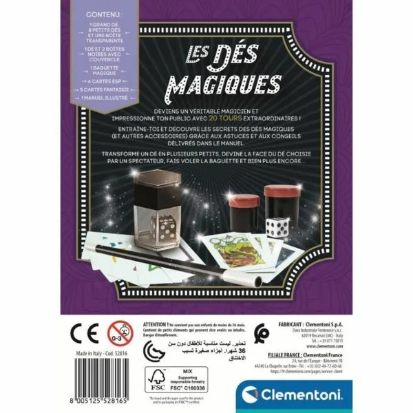 Taikapeli Clementoni Coffret des dés magiques (FR)