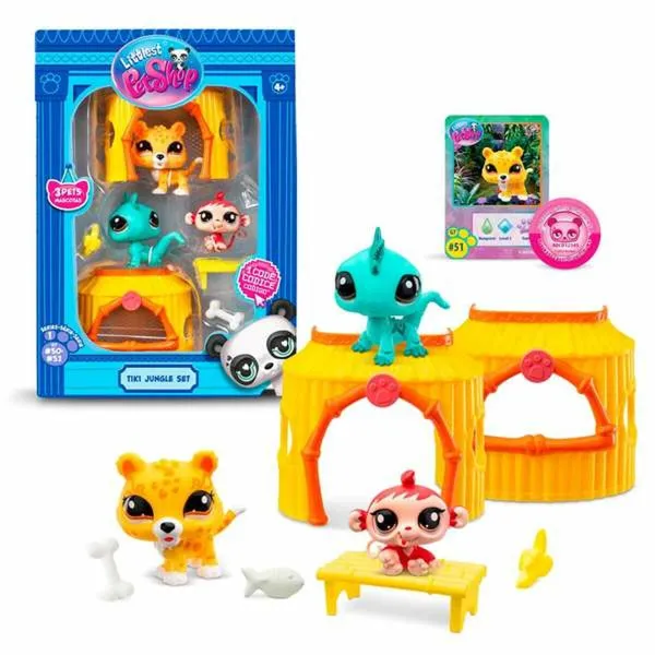 Playset Bandai Littlest Pet Shop 8 Daudzums