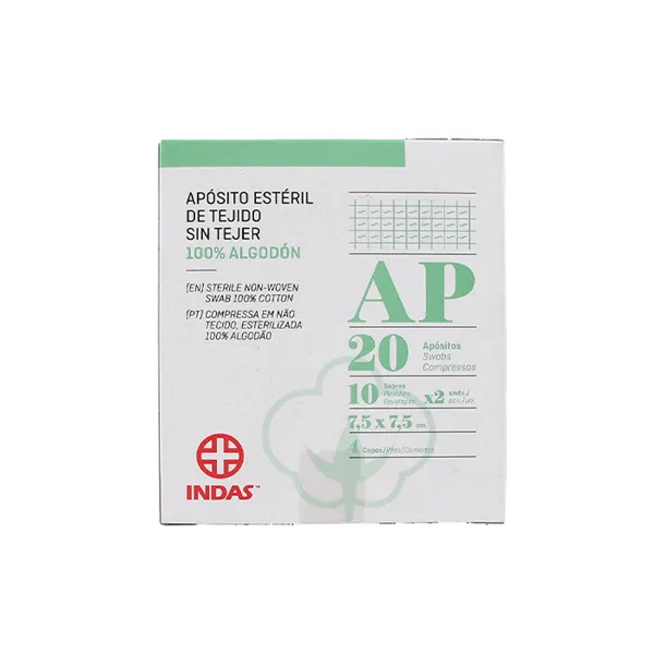 Indas Sterile Dressing 7,5x7,5cm 20U