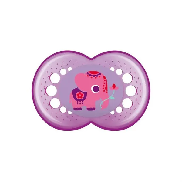 Mam Baby Dummy Original 6+ Silicone Pink