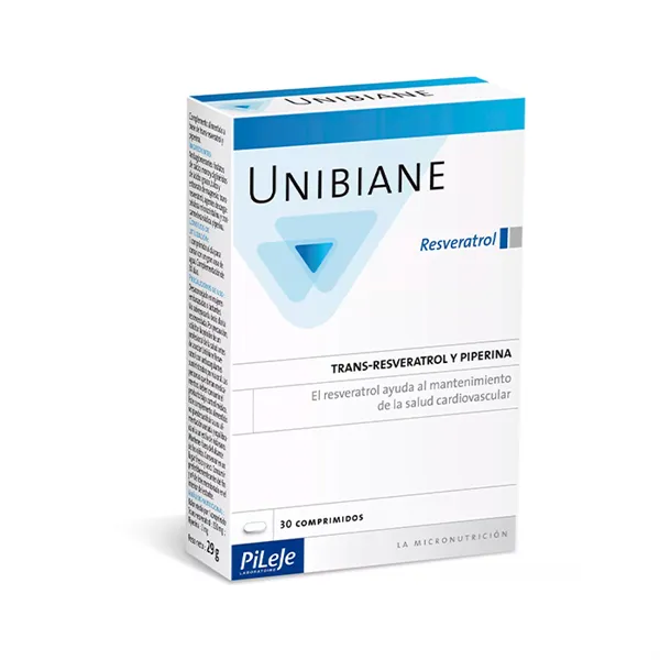 Pileje Unibiane Resveratrol 30 Capsules