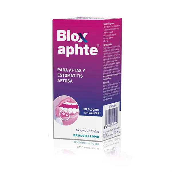 Bausch Lomb Bloxaphte Mouthwash 100ml