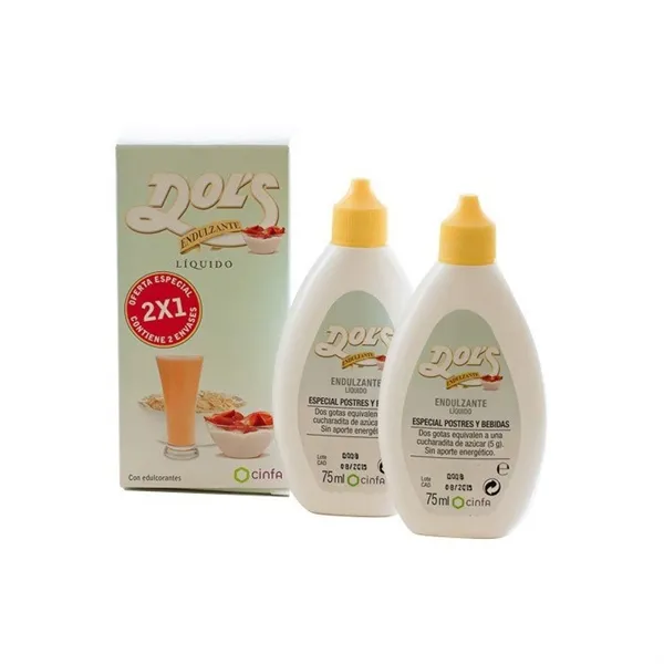 Cinfa Dols Sweetener Liquid 75+75ml