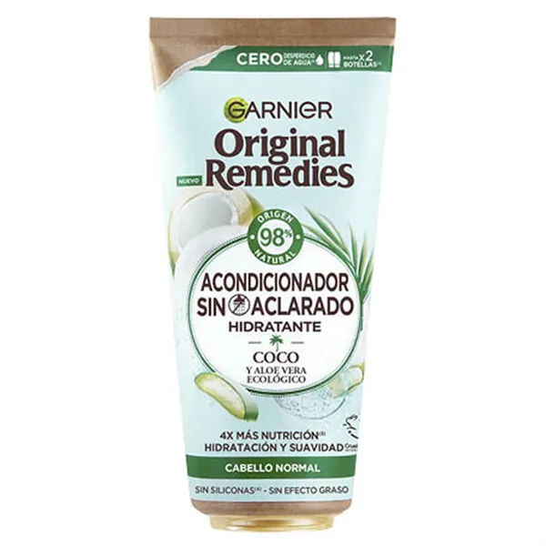 Garnier Original Remedies Coconut And Aloe Vera Leave In Conditioner 200ml