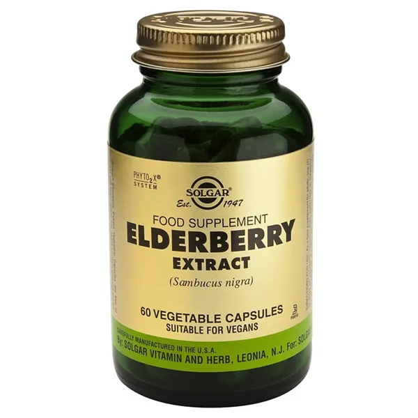 Solgar Spf Elderberry 60 Capsules