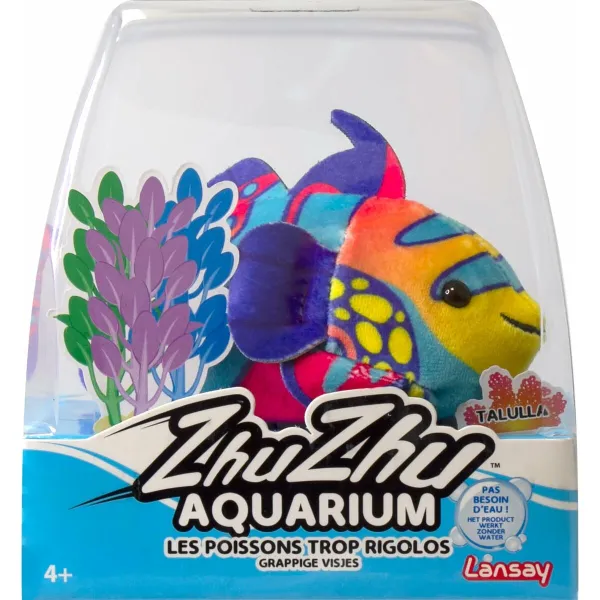 Interactive Pet Lansay Zhu Zhu Aquarium : Sébastien le poisson-mandarin 9 x 14 x 14 cm