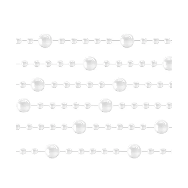 Christmas tree garland - pearls 5m Ruhhy 22499