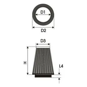 Air filter Green Filters K5.70