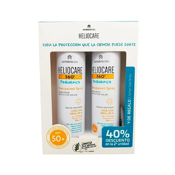 Heliocare Pediatrics 360º Spray 2x200ml Set 3 Pieces