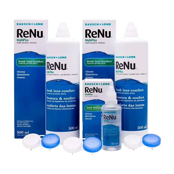 Renu Multiplus 2x500ml + 60ml 3 Parts