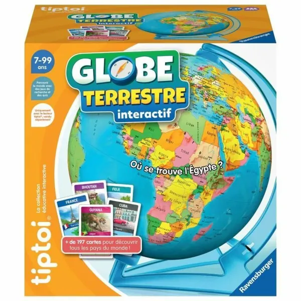 Interaktiivinen maapallo Ravensburger (FR) Muovinen