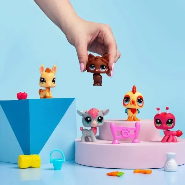 Dzīvnieku figūras Bandai Littlest Pet Shop Plastmasa