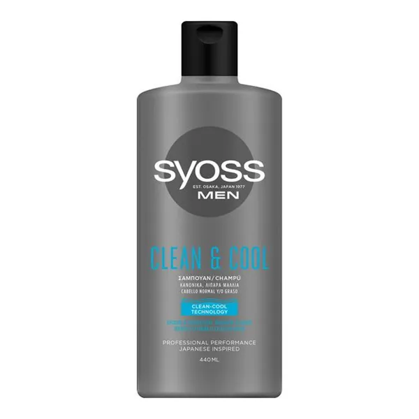 Syoss Men Champú Clean y Cool 440ml