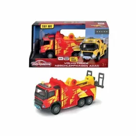 Barža Majorette Volvo Truck Abschleppwagen Adac Dzeltens 20 X 6 X 8 CM
