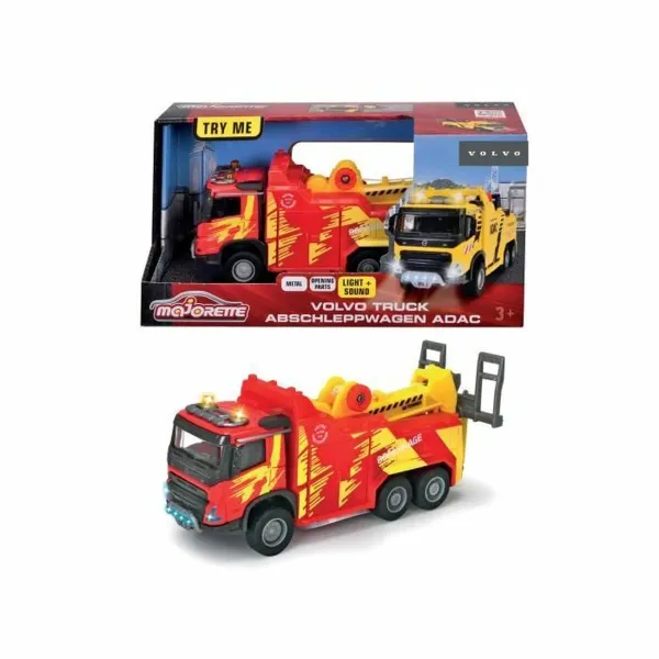 Kuorma-auto Majorette Volvo Truck Abschleppwagen Adac Keltainen 20 X 6 X 8 CM