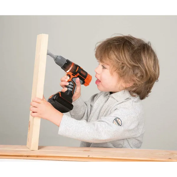 Toy drill Smoby Black + Decker 17 x 5 x 22 cm 20 x 7 x 18 cm