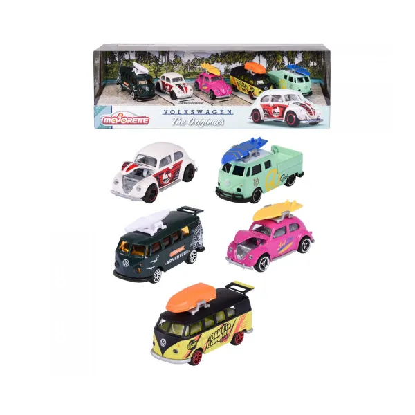 Vehicle Playset Majorette Volkswagen Originals White
