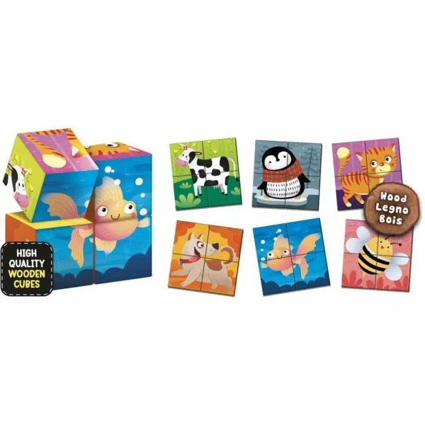 Izglītojošā Spēle Lisciani Giochi Cubes & Logic 2 in1 (FR)