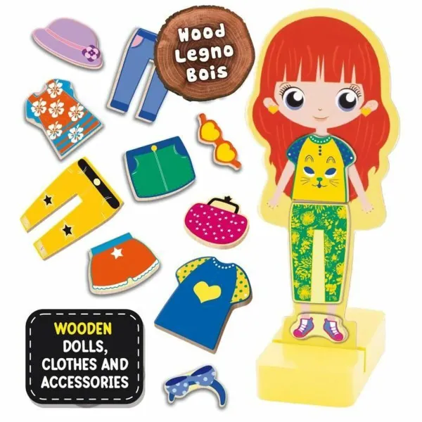 Opettavainen peli Lisciani Giochi Magnetic Fashion Doll (FR)