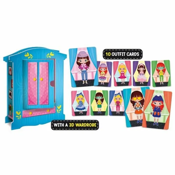 Opettavainen peli Lisciani Giochi Magnetic Fashion Doll (FR)