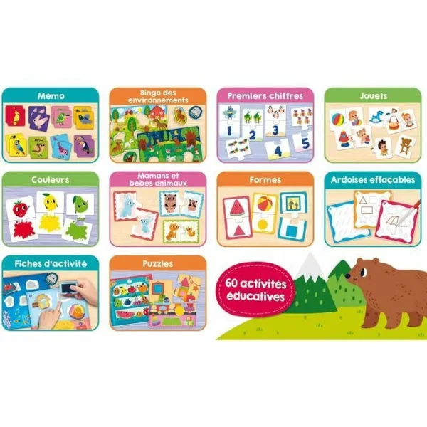 Opettavainen peli Lisciani Giochi Carotina Baby 60 Jeux (FR)