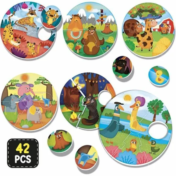 Образовательный набор Lisciani Giochi Montessori Baby Round Puppies (FR)