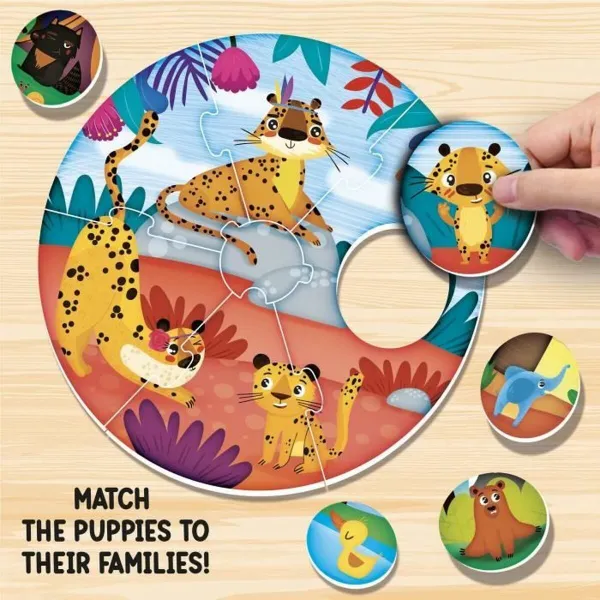 Образовательный набор Lisciani Giochi Montessori Baby Round Puppies (FR)