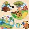 Opettavainen peli Lisciani Giochi Montessori Baby Round Puppies (FR)