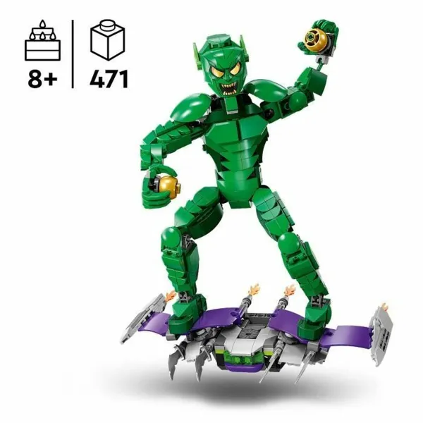 Строительный набор Lego 76284 Green Goblin Разноцветный 471 Предметы