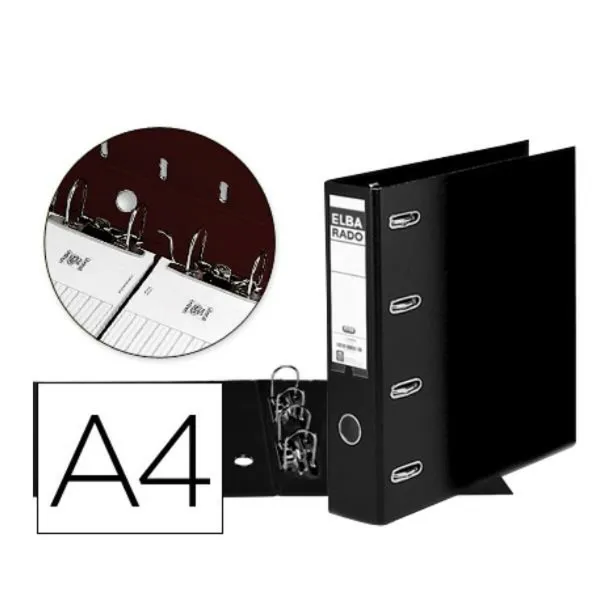 Папка-регистратор Elba 100551851 Чёрный A4 (1 штук)