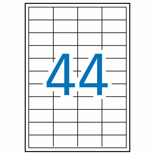 Клейкие этикетки Apli 1285 100 Листья 48,5 x 25,4 mm Белый