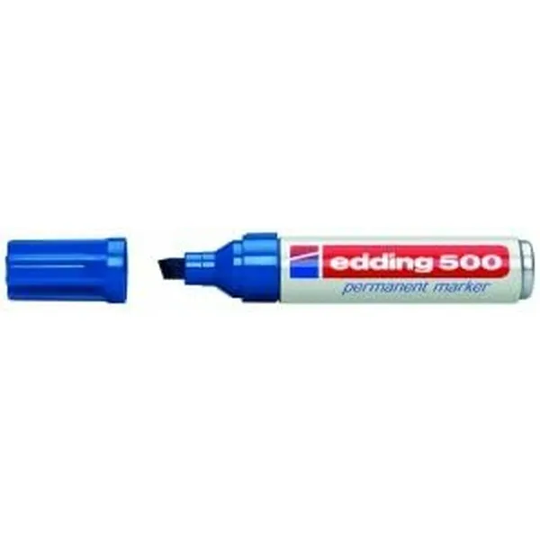 Постоянный маркер Edding 500-01 Чёрный 200 Предметы (3 штук) (10 штук)