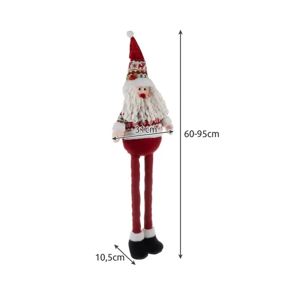 Kalėdų Senelis – teleskopinis 95cm Ruhhy 22340
