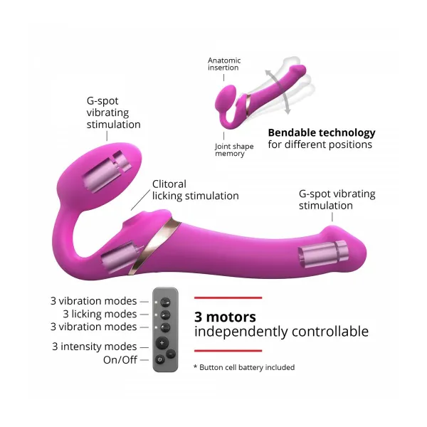 Vibrators Strap-on-me 6017449 Rozā L